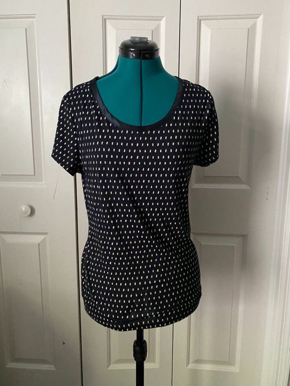 Banana Republic Navy Print Top